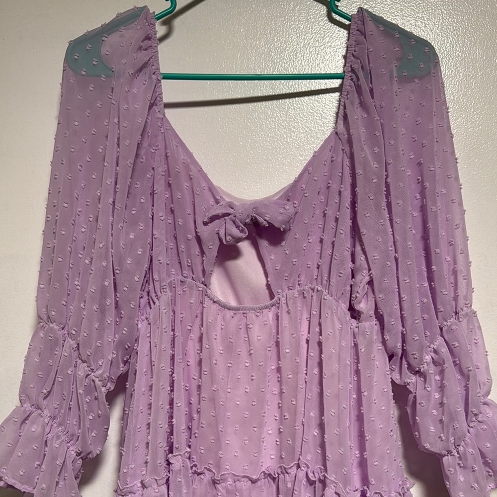 Altar'd State Lilac Ruffle Dress - Picture 5 of 5